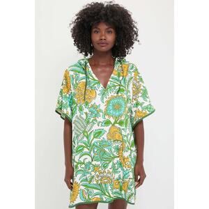 TUCKERNUCK BEACH Lagoon Wildflower Terrycloth Cabana Coverup Size XL/XXL NWT